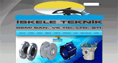 Desktop Screenshot of iskeleteknik.com