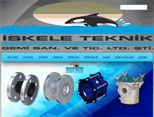 Tablet Screenshot of iskeleteknik.com